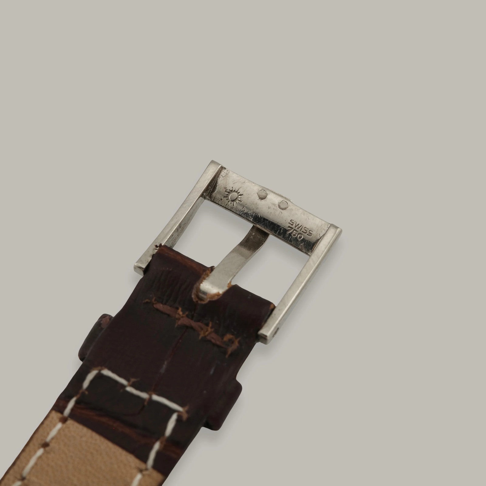 Piaget 9015 18K White Gold Hawk’s Eye Dial Vintage Ultra-Thin Watch