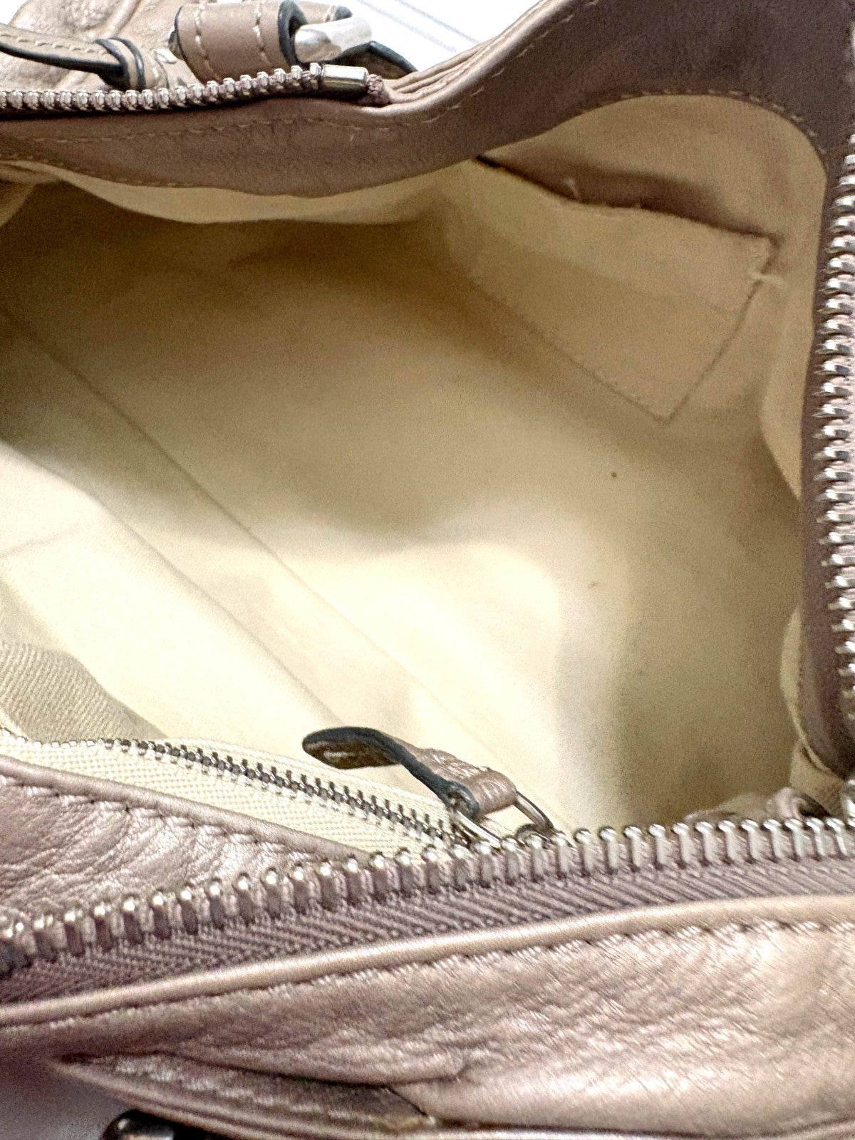 Chloe Paddington Hobo Bag Taupe Leather Silver Hardware - Vintage Y2K