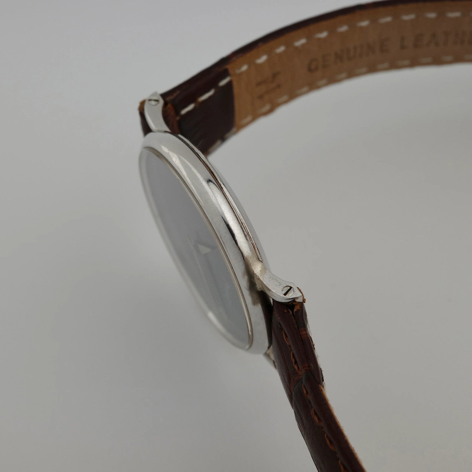 Piaget 9015 18K White Gold Hawk’s Eye Dial Vintage Ultra-Thin Watch