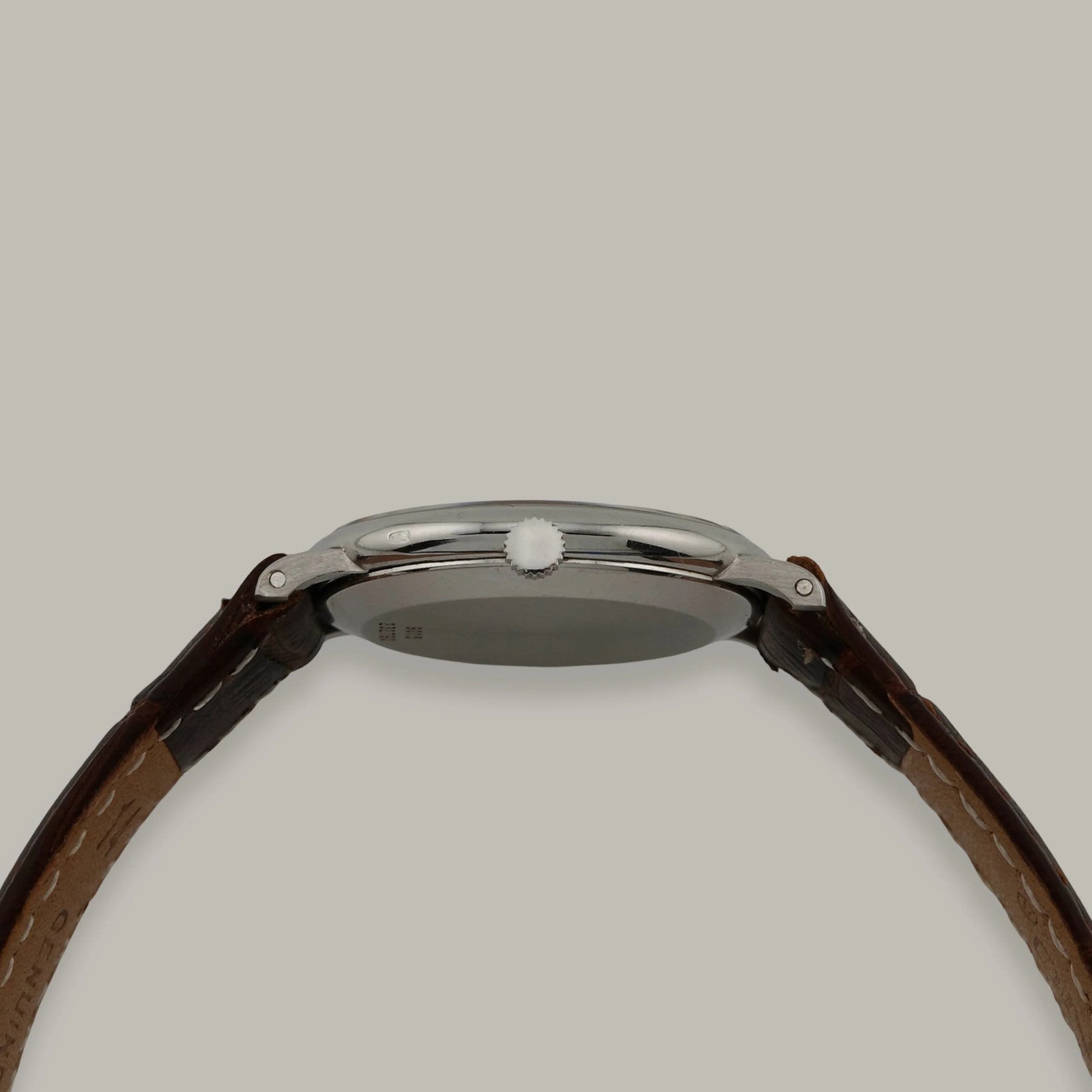 Piaget 9015 18K White Gold Hawk’s Eye Dial Vintage Ultra-Thin Watch