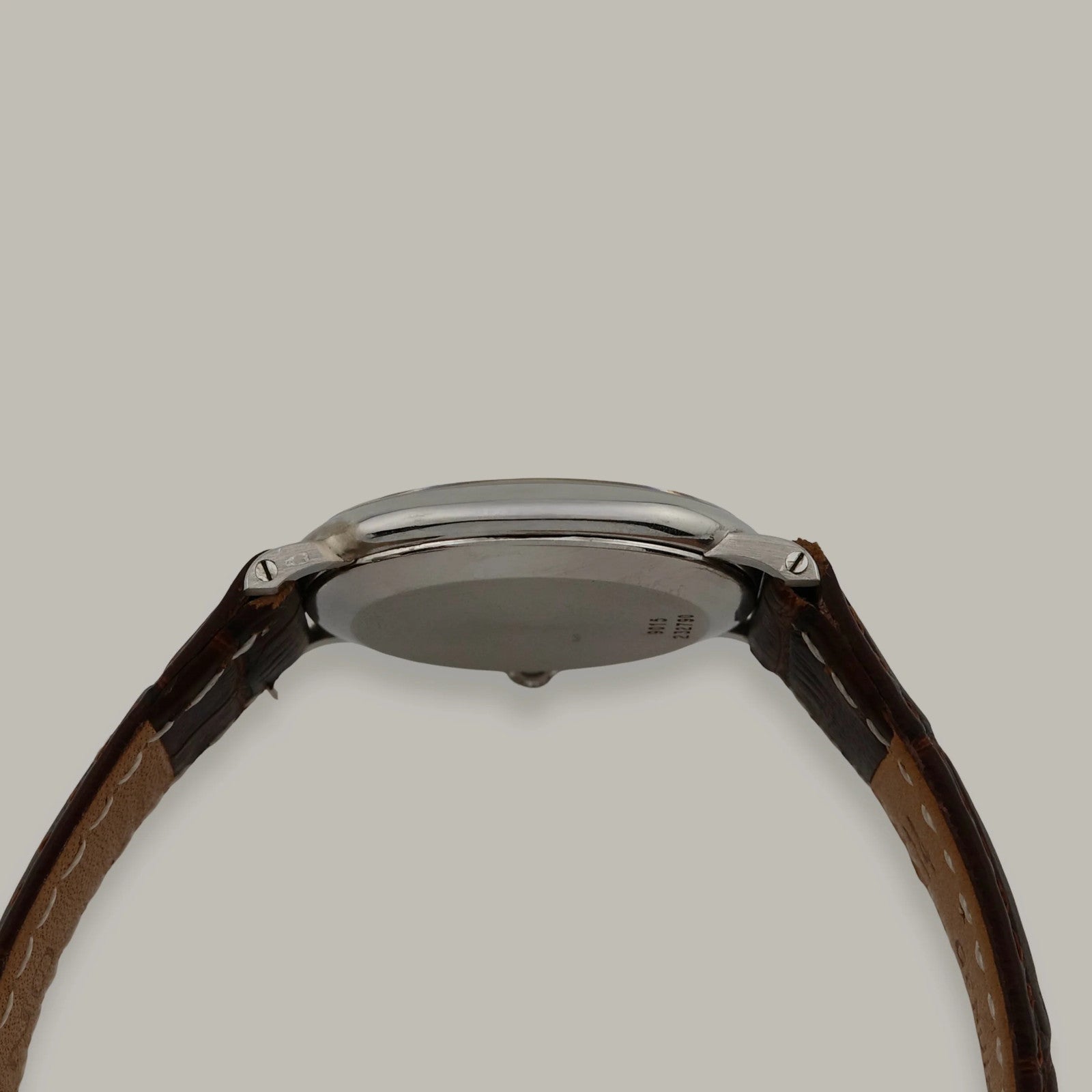 Piaget 9015 18K White Gold Hawk’s Eye Dial Vintage Ultra-Thin Watch
