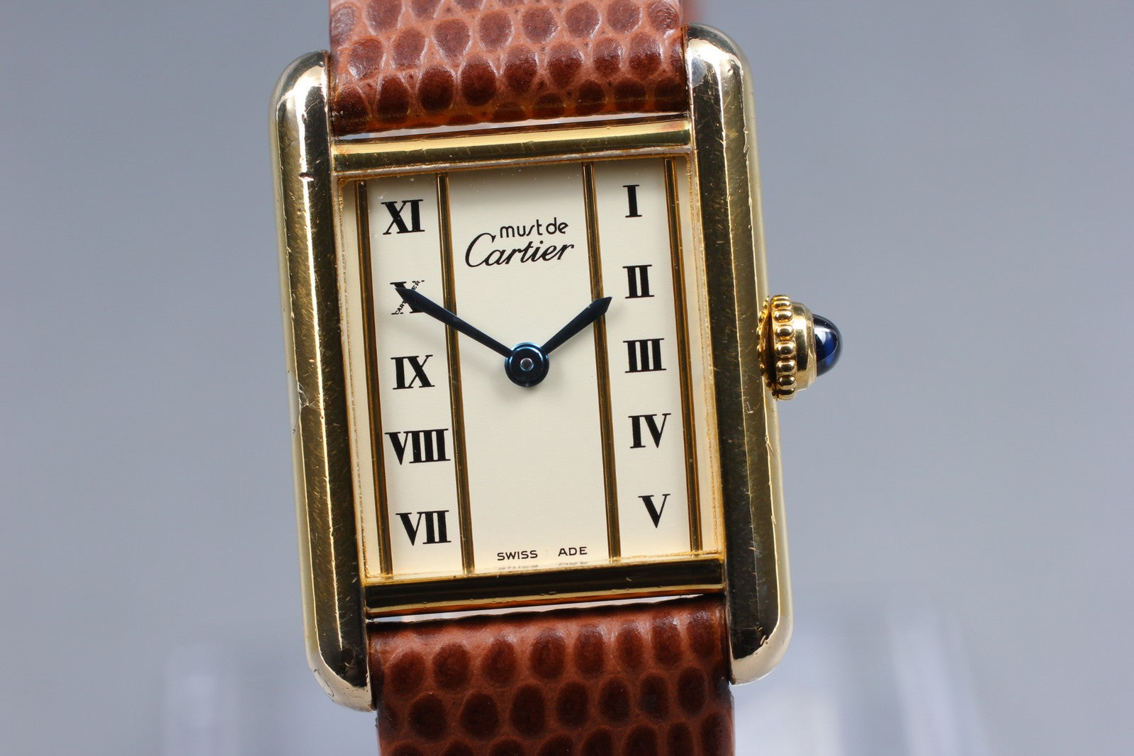 Vintage Cartier Must de Cartier Tank 5057001 SM [Exc+5] 20mm Vermeil