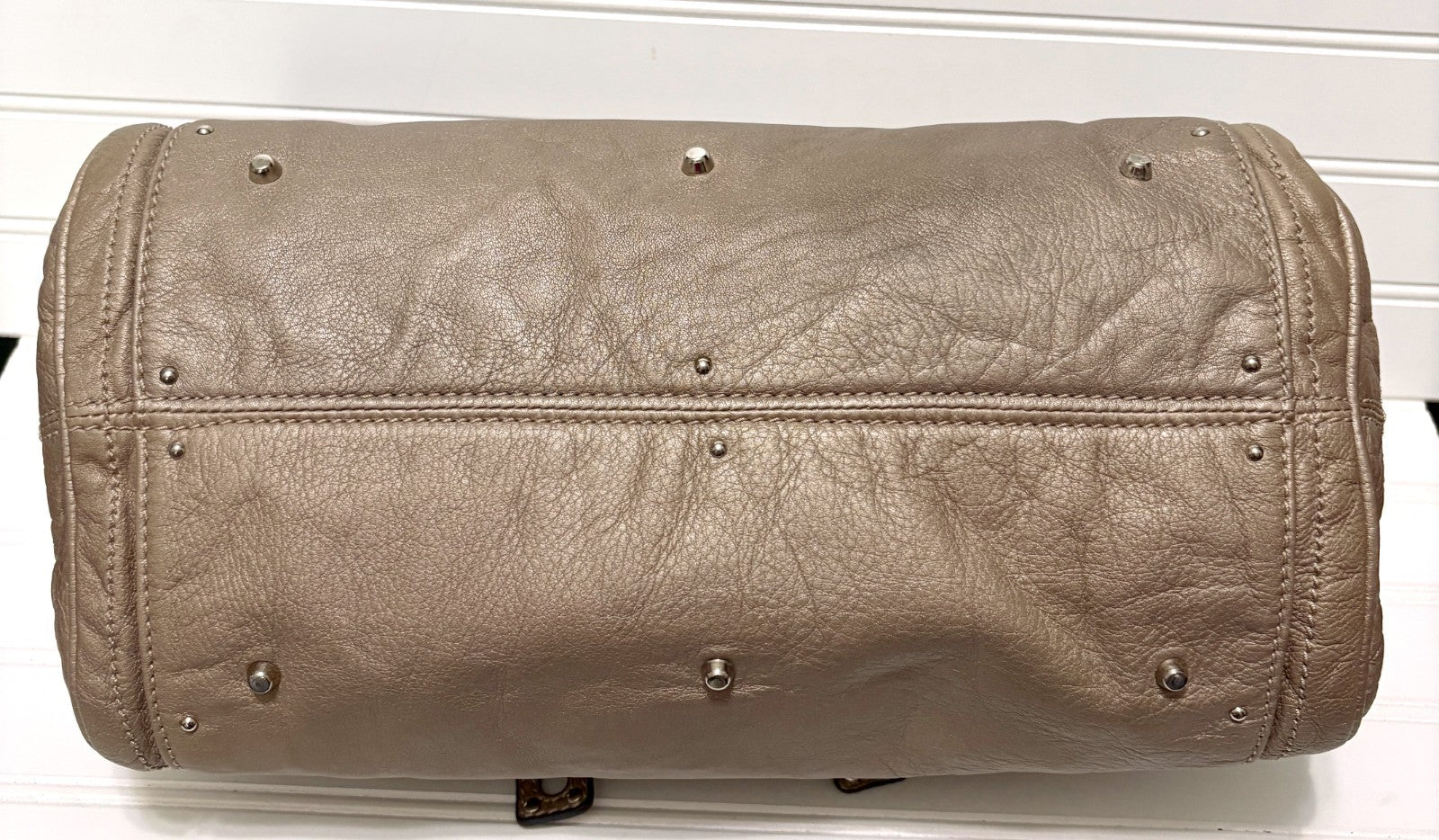 Chloe Paddington Hobo Bag Taupe Leather Silver Hardware - Vintage Y2K