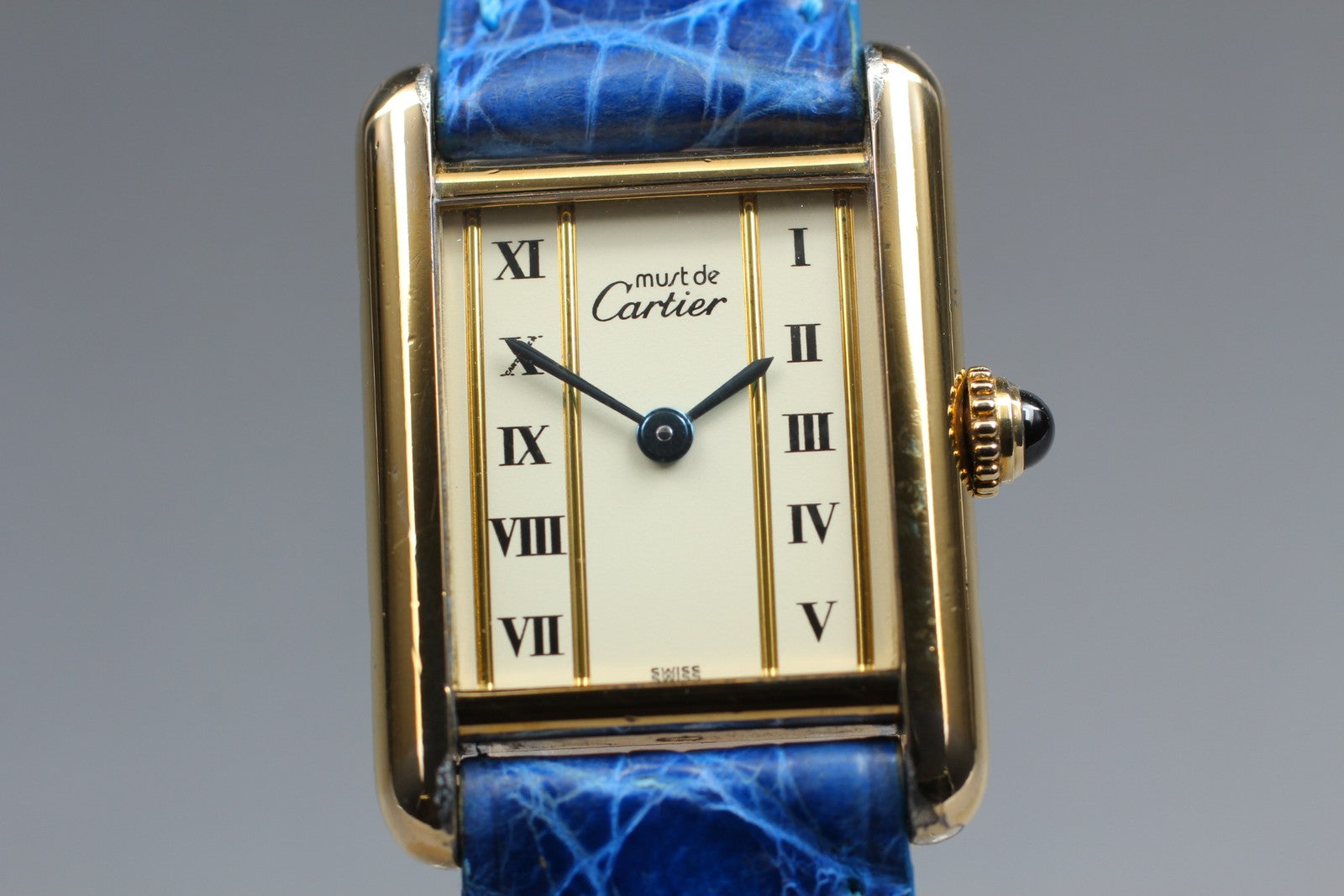 Vintage [Exc+5] Cartier Must de Cartier Tank 5057001 SM 20mm Women's Qz Watch #z-1597
